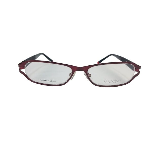 Vanni‎ Occhiali Eyewear VK4502 Size: 48-15-135 Color red/blk Rx frame - Picture 3 of 10